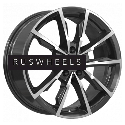 Диски КИК 7,5x17/5x120 ET40 D72,6 Меренге (КС902) Алмаз черный