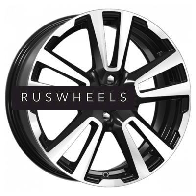 Диски КИК 6,5x17/5x114,3 ET49 D67,1 КС874 Алмаз черный