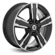 Диски КиК 6.5\R16 5*112 ET46 d57.1 алмаз чёрный