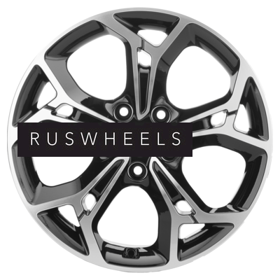 Диски Khomen Wheels 7x17/5x114,3 ET46 D67,1 KHW1702 (ASX) Black-FP