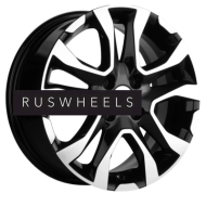 Диски Khomen Wheels 6x15/4x100 ET40 D60,1 KHW1503 (Logan/Sandero/Xray) Black-FP