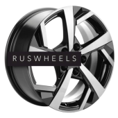 Диски Khomen Wheels 7x17/5x110 ET40 D67,1 KHW1712 (Evolute i-Joy) Black-FP