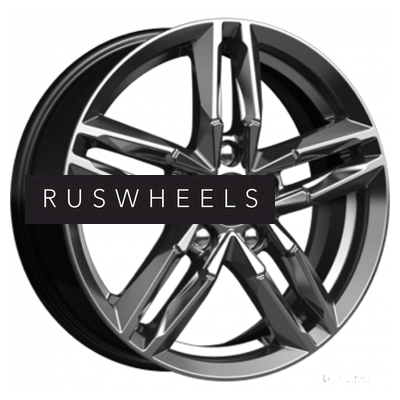 Диски КИК 6x16/5x108 ET45 D67,1 Sayan (КС731) Дарк платинум