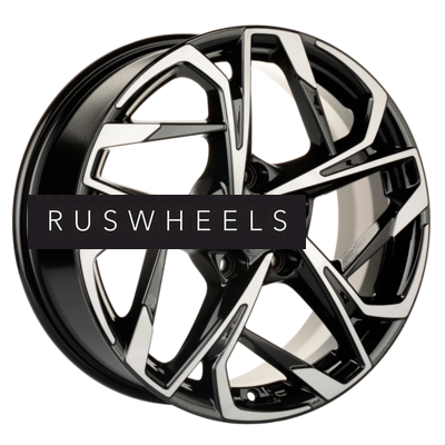 Диски Khomen Wheels 7x17/5x108 ET50 D63,3 KHW1716 (Kuga/Focus) Black-FP