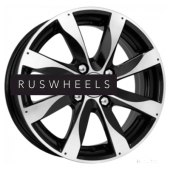 Диски КИК 6x15/4x100 ET45 D56,6 Джемини-оригинал (КС617) Алмаз черный Диски КИК 6x15/4x100 ET45 D56,6 Джемини-оригинал (КС617) Алмаз черный