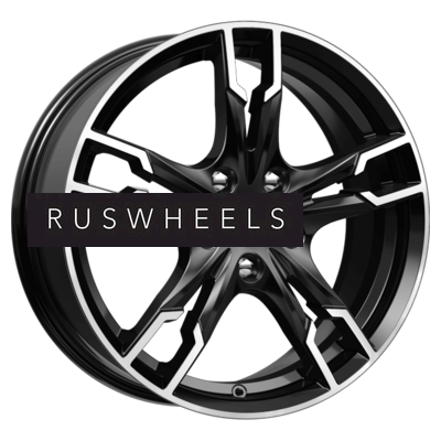 Диски КИК 7x17/5x114,3 ET48,5 D67,1 Солар-оригинал (КС875) Алмаз черный SK