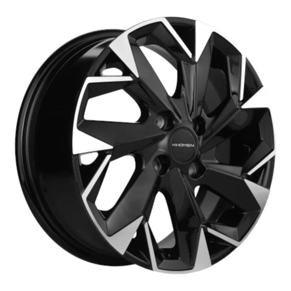 Диски Khomen Wheels 6,0\R15 4*100 ET50 d60.1 Black-FP Диски Khomen Wheels 6,0\R15 4*100 ET50 d60.1 Black-FP