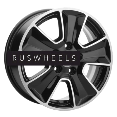 Диски Khomen Wheels 6,5x16/5x114,3 ET45 D54,1 KHW1601 (Geely Atlas Pro) Black-FP