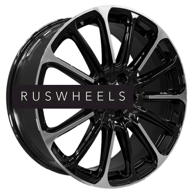Диски Khomen Wheels 7,5x19/5x112 ET43 D57,1 KHW1910 (Kodiaq/Tiguan/Audi Q3) Black-FP