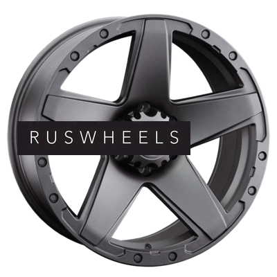 Диски LS 8x17/6x139,7 ET30 D100,1 1284 MGM (конус, Колпак+лого)