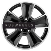 Диски Khomen Wheels 6,5x16/5x110 ET45 D67,1 KHW1601 (DFM 580) Black-FP Диски Khomen Wheels 6,5x16/5x110 ET45 D67,1 KHW1601 (DFM 580) Black-FP