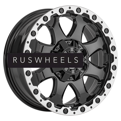 Диски LS 8x17/5x150 ET45 D110,1 1375 BKL (конус, Колпак+лого)