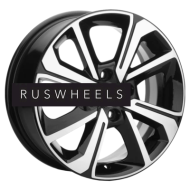 Диски Khomen Wheels 6x15/4x100 ET40 D60,1 KHW1501 (Logan/Sandero/Xray) Black-FP