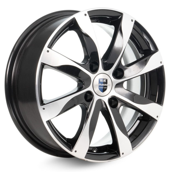 Диски КиК  Джемини (КС617)  6,0\R15 4*108 ET50  d63,35  Алмаз черный  [14245]