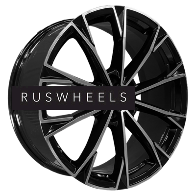 Диски Khomen Wheels 8x20/5x108 ET46 D63,4 KHW2018 (Geely Monjaro/Tugella) Black-FP
