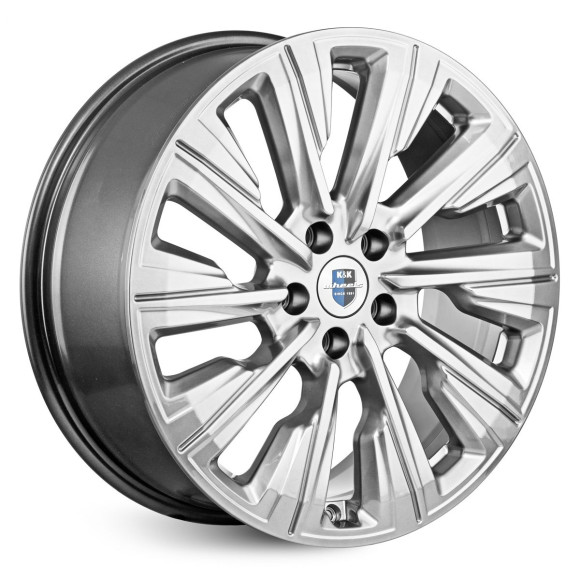 Диски КиК 7.5\R19 5*114.3 ET45 d66.6 Дарк платинум