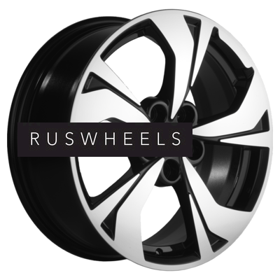 Диски Khomen Wheels 7x17/5x114,3 ET48 D67,1 KHW1724 (JAC J7) Black-FP Диски Khomen Wheels 7x17/5x114,3 ET48 D67,1 KHW1724 (JAC J7) Black-FP