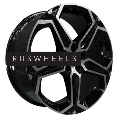 Диски Khomen Wheels 7,5x19/5x108 ET33 D60,1 KHW1909 (Chery Tiggo 7 (Pro/Pro Max)) Black-FP