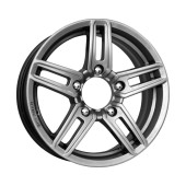 Диски КиК 6.5\R16 5*139.7 ET40 d98 Дарк платинум