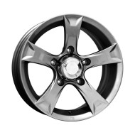 Диски КиК 6.5\R15 5*139.7 ET5 d110.1 Дарк платинум