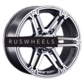 Диски LS 8x17/6x139,7 ET25 D106,1 473 GMF (конус, Колпак+лого)