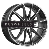 Диски КИК 6x15/4x100 ET48 D54,1 Пойнт Бланк-оригинал (KC884) Алмаз черный