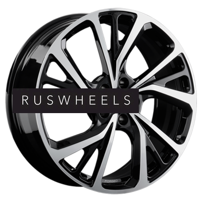 Диски LS Forged 7x19/5x108 ET52 D60,1 LS FG22 BKF (конус, C570)