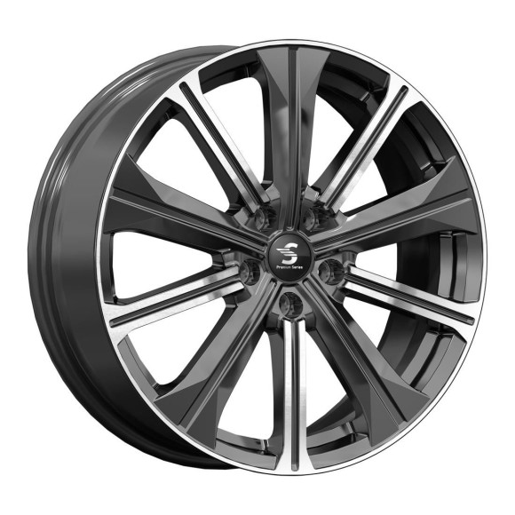 Диски СКАД Premium 7,0\R19 5*108 ET33 d60.1 Diamond Black Gris