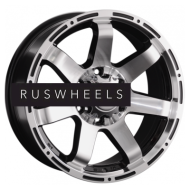 Диски LS 8x18/6x139,7 ET20 D106,1 1289 BKF (конус, Колпак+лого)