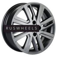 Диски Khomen Wheels 6x16/4x100 ET50 D60,1 KHW1609 (Vesta/Largus) G-Silver