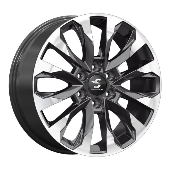 Диски СКАД Premium 8,0\R20 6*139.7 ET38 d67.1 Diamond gloss graphite