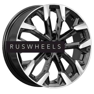 Диски КИК 6,5x17/5x108 ET43 D65,1 Морейн (КС1046) Алмаз черный