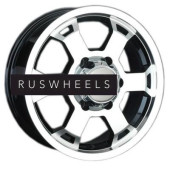 Диски LS 7x16/6x139,7 ET38 D67,1 326 BKF (Колпак+лого)