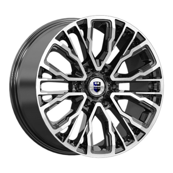 Диски КиК  Кортес (КС1102)  8,5\R19 6*139,7 ET36  d100,1  Алмаз черный  [82535]  Fb max 965 kg