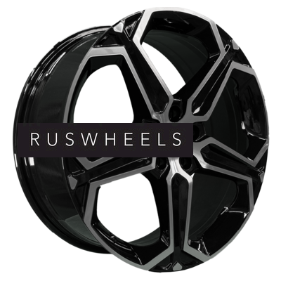 Диски Khomen Wheels 7,5x19/5x108 ET50,5 D63,4 KHW1909 (Volvo XC60) Black-FP