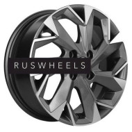 Диски Khomen Wheels 5,5x14/4x100 ET45 D56,1 KHW1402 (Honda Civic) Gray-FP