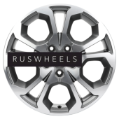 Диски Khomen Wheels 6,5x17/5x114,3 ET50 D66,1 KHW1711 (Arkana/Kaptur) Gray-FP