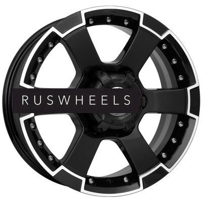 Диски КИК 7x16/6x139,7 ET30 D106,1 M56 (КС593) Алмаз черный Диски КИК 7x16/6x139,7 ET30 D106,1 M56 (КС593) Алмаз черный