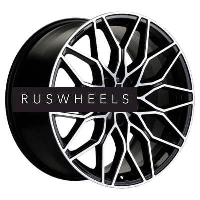 Диски Khomen Wheels 7x18/5x114,3 ET42 D67,1 KHW1813 (JAC S7) Black-FP Диски Khomen Wheels 7x18/5x114,3 ET42 D67,1 KHW1813 (JAC S7) Black-FP