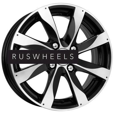 Диски КИК 5,5x14/4x100 ET45 D56,1 Джемини-оригинал (КС480) Алмаз черный