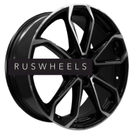 Диски Khomen Wheels 7x18/5x112 ET43 D57,1 KHW1816 (Kodiaq/Tiguan/Audi Q3) Black-FP