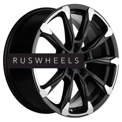 Диски Khomen Wheels 7,5x18/5x114,3 ET45 D60,1 KHW1808 (Geely Atlas/Atlas Pro/Lifan Myway) Black-FP