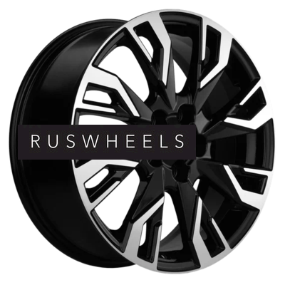 Диски Khomen Wheels 7x18/5x114,3 ET38 D67,1 KHW1809 (Outlander) Black-FP