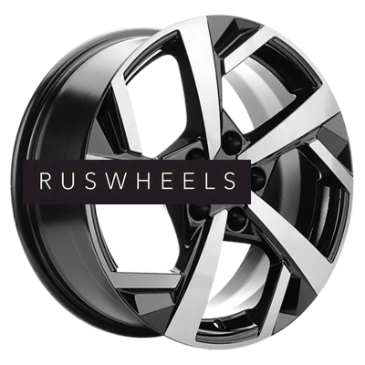 Диски Khomen Wheels 7x17/5x114,3 ET43,5 D67,1 KHW1712 (Hyundai Tucson IV/Kia Sportage V) Black-FP