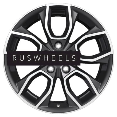 Диски Khomen Wheels 7x17/5x110 ET40 D67,1 KHW1713 (Evolute i-Joy) Black-FP