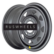 Диски Off-Road Wheels 7x15/5x139,7 ET25 D98,5 ВАЗ Нива Стальной темно-серый (треуг. мелкий, с увелич.полкой под суппорт)