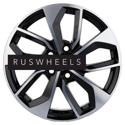 Диски Khomen Wheels 7x17/5x114,3 ET40 D66,1 KHW1703 (Qashqai) Black-FP