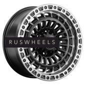 Диски LS 8,5x17/6x139,7 ET25 D100,1 1348 BKSL (конус, Колпак+лого)