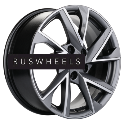 Диски Khomen Wheels 7x17/5x108 ET40 D54,1 KHW1714 (Jac/Москвич 3) Gray-FP Диски Khomen Wheels 7x17/5x108 ET40 D54,1 KHW1714 (Jac/Москвич 3) Gray-FP