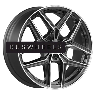 Диски КИК 7x17/5x108 ET42 D67,1 Юнион (КС1025) Алмаз черный